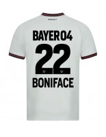 Bayer Leverkusen Victor Boniface #22 Vieraspaita 2023-24 Lyhythihainen